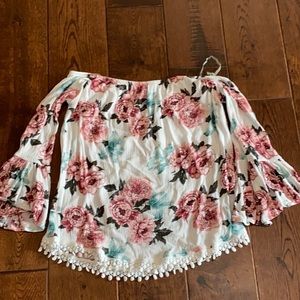 Off the shoulder blouse